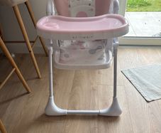 Selling our baby high chair .