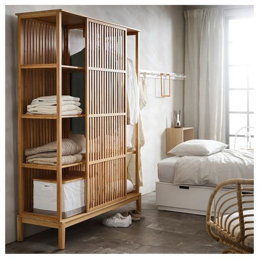 Nordkisa Ikea Bamboo Wardrobe