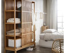 Nordkisa Ikea Bamboo Wardrobe