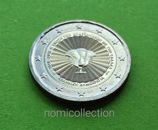 Greece 2018 year Uncirculated 2 Euro coin.