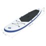 Stand Up Paddle Board Set SUP Surfboard Inflatable Blue and White Image 8