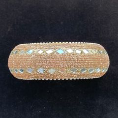 Gold and silver bangle