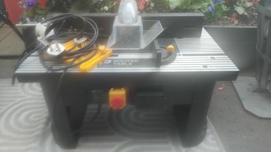 Router table with router