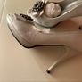Laura Silver Heels Image 2