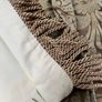 Magnificent Embossed Silk Curtains From Prestigious London Hotel Interlined 83in wide by 105in drop Several Pairs Av Image 7