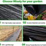 Ground Cover Weed Membrane Heavy Duty Landscape Ground Cover Membrane for Gardens (4m x 10m) Image 6