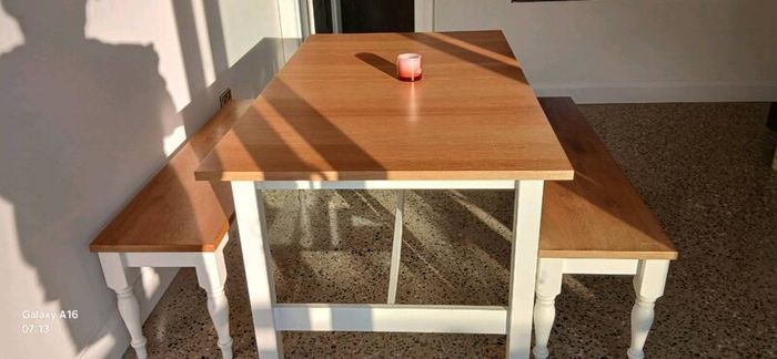 Kitchen table and benches