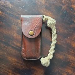 Myerchin Scrimshaw Rigging / Sailing Knife - Bone Handle - Unused + Leather Sheath