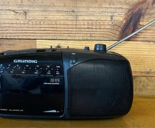 vintage radio cassette player