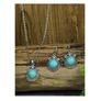 Silver Ring with Turquoise Stone - size 10 Image 7
