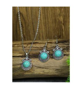Boho Style Set: Earrings + Pendant - lovely gift