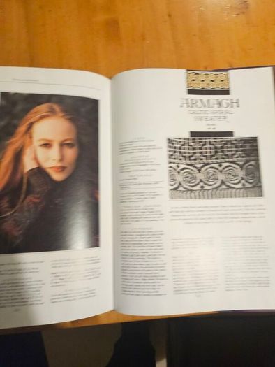 The Celtic Collection By Alice Stormore.  25 Original Knitwear Designs.  Photographs By Mike Budd. Large Volume Hardback In Good Condition.  See Photos For Same.