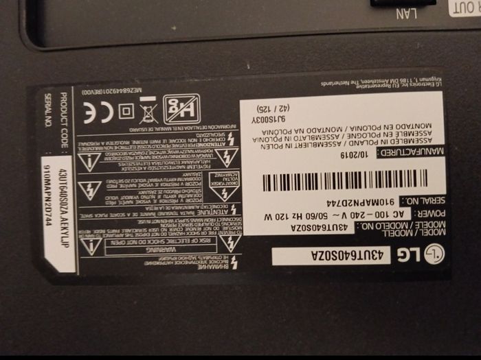 Lg Tv 43