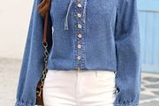 Denim top
