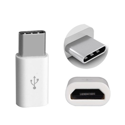 2PCS - [Micro USB (Female) to USB-C (Male) + Micro USB (Female) to Apple Lightning (Male)] Convertors/Adapters (Brand New/Warranty)