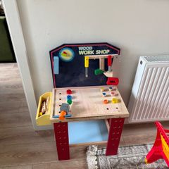 Kids woodwork table