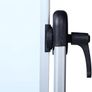 Double-Sided Magnetic Revolving Mobile Whiteboard, Aluminium Frame & Stand,W110xH75 (FREE POSTAGE) Image 3