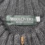 mens WOOLOVERS jumper full zip up cardigan 80% wool Size Large BNWOT Image 4