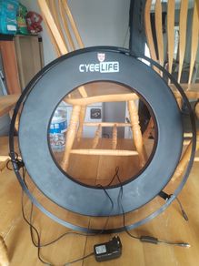 dart board rubber ring and led light