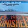 The Punisher Summer Special Marvel Issue 1 CBCS / CGC 9.8 Certified Graded Comic Framed  DC Image 3