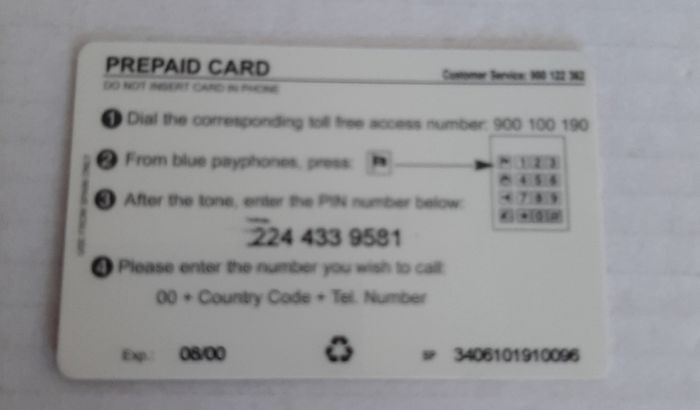 call card