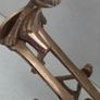 brass vintage frogs on swing Image 3