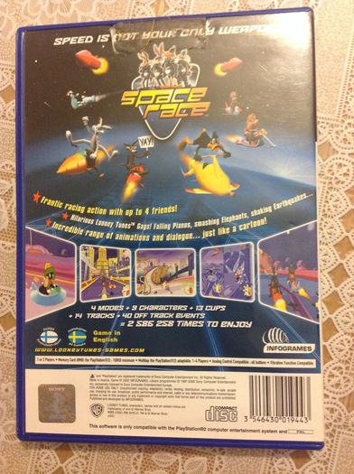 Space Race.   PS2 game.
