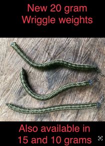 Salmon &trout wriggle weights for river fishing