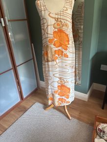 Free Post today ONLY- More and More MIDI / Maxi Sleeveless Sumner Dress - Fully Lined with back slit - Size 12