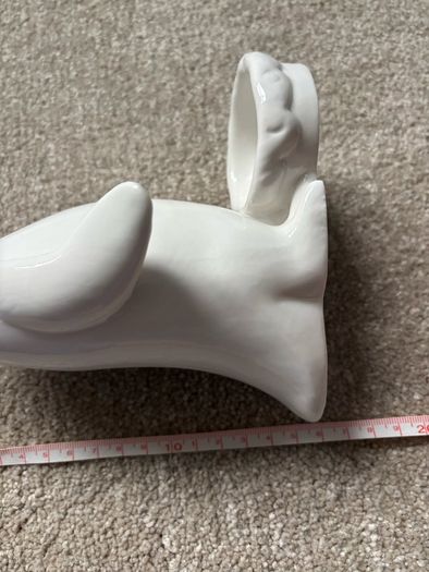 White Ceramic Penguin Tealight Holder
