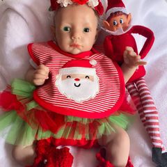 beautiful reborn doll   Xmas woodland elf