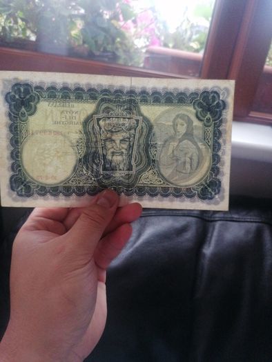 1975 Irish Ten Pounds Banknote