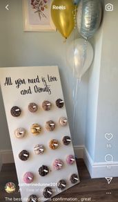 donut party wall