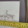 FRAMED PRINT / SKETCHE NOT SIGNED  Joyce Tower, Sandy cove . could be the work of Diarmuid MAC GOWAN. Image 3