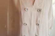 ASOS WHITE Silk Kimono Top UK10 New With Tags &amp; Packaging Blouse CAN POST