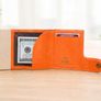 Genuine Leather Pop-Up Card Holder Wallet RFID Blocking Slim Credit Card Case Image 7