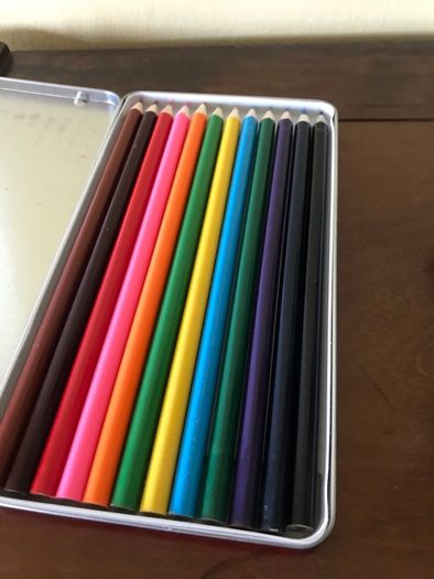 Coca Cola Colouring Pencils in metal box