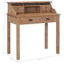 Desk 90x50x100 cm Solid Teak Wood Image 9