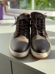 Polo Ralph Lauren Waterproof Leather-Suede Trainers
