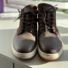 Polo Ralph Lauren Waterproof Leather-Suede Trainers
