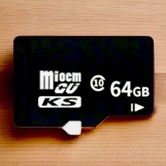 New Sealed Black 64GB micro SD card memory card for cameras etc