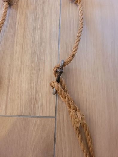 antique unique,  gymnastic trapeze set