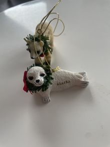 Two Alaskan Christmas Decorations