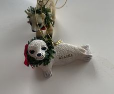 Two Alaskan Christmas Decorations