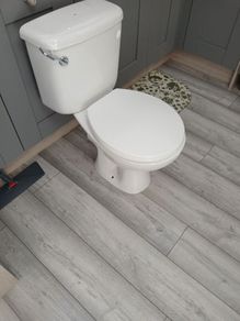 toilet and cistern