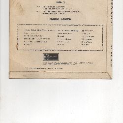 Mario Lanza Sings Christmas Carols Vol 2 Irish Pressing 1958 E.p. Vinyl