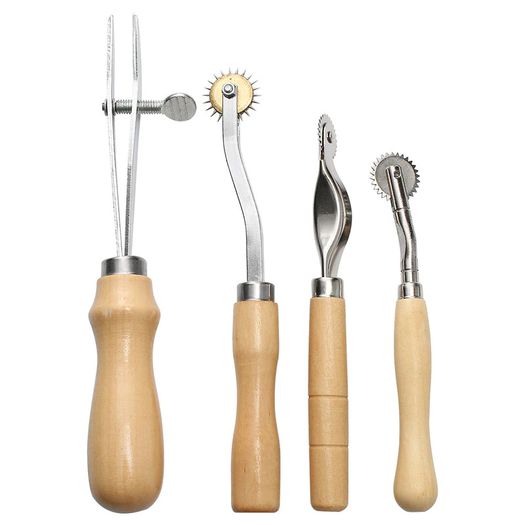 Professional 37Pcs Leather Craft Tools Kit Hand Sewing Stitching Punch Carving Work Saddle Leathercraft Accessories