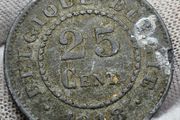 Belgium 1918 25 Cent Coin