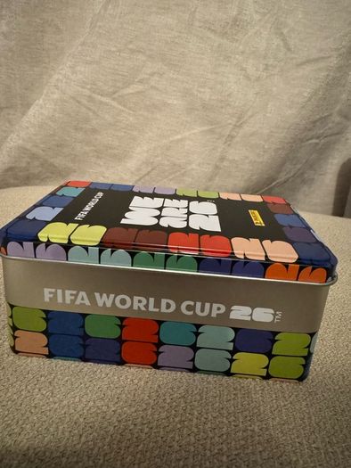 Panini World Cup Tin, Stickers 350 and 6 Coke Stickers