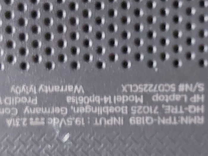 HP Laptop Model 14-dp061sa, Intel Core i3-6006U CPU. 2.0 GHz, 4 GB Ram, 500GGB HDD, windows 10, Microsoft Edge, Chrome, and VLC